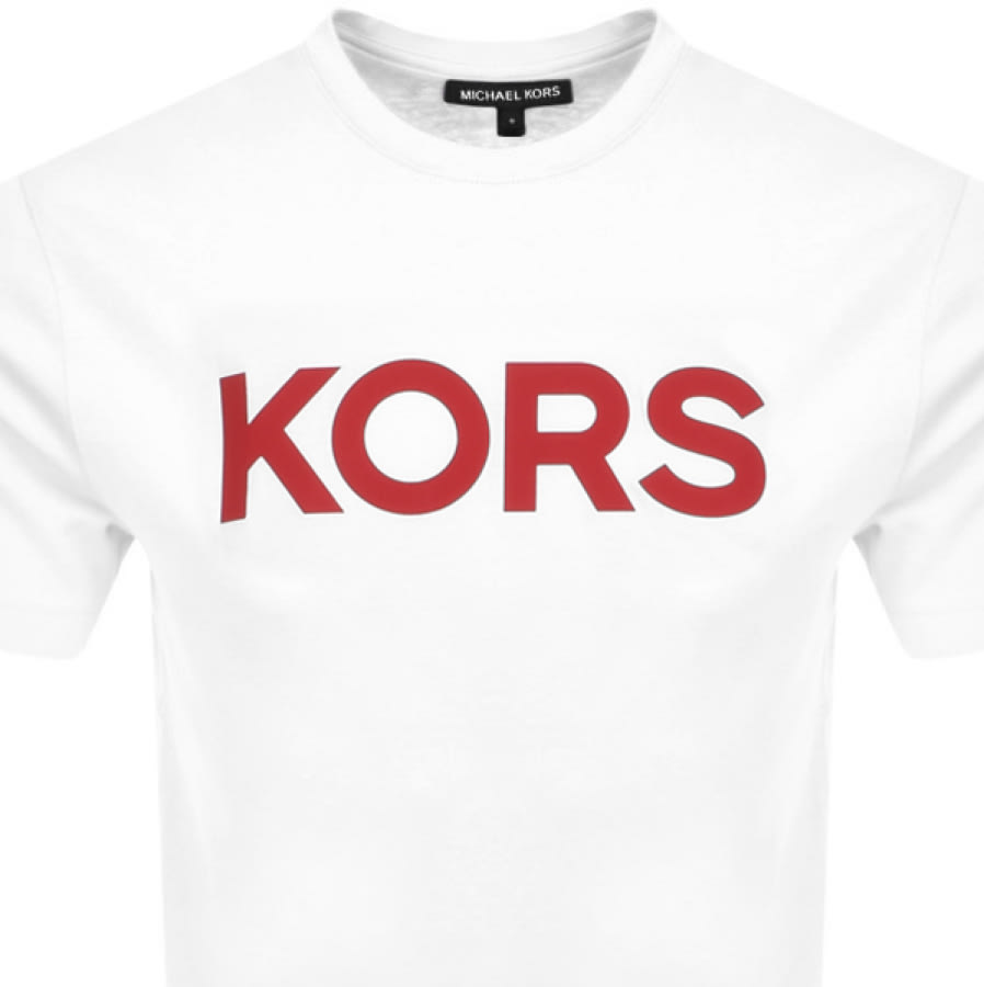 Alternative Image for ProductMichael Kors Plain Logo T Shirt White2